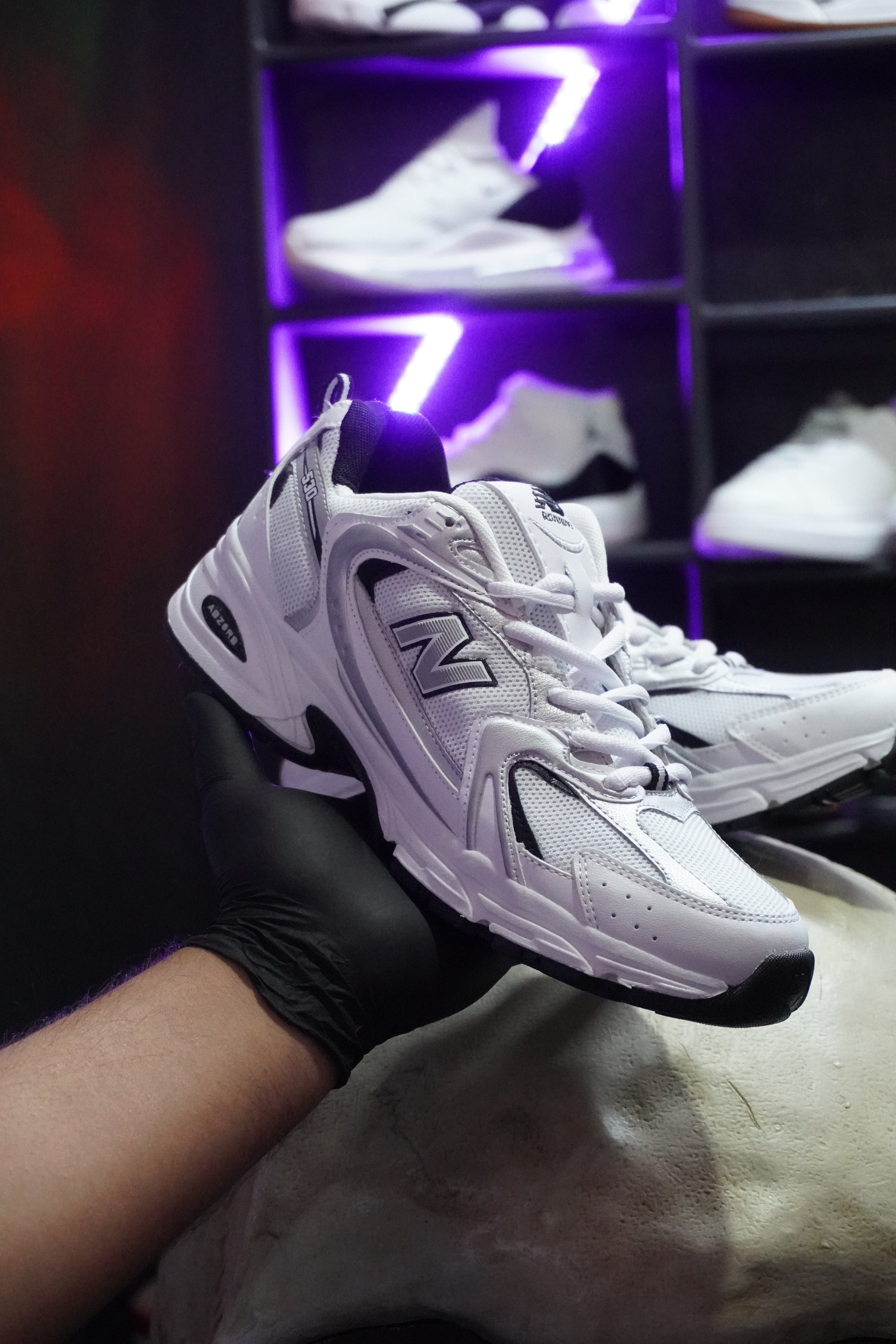 New Balance 530 Grey & White