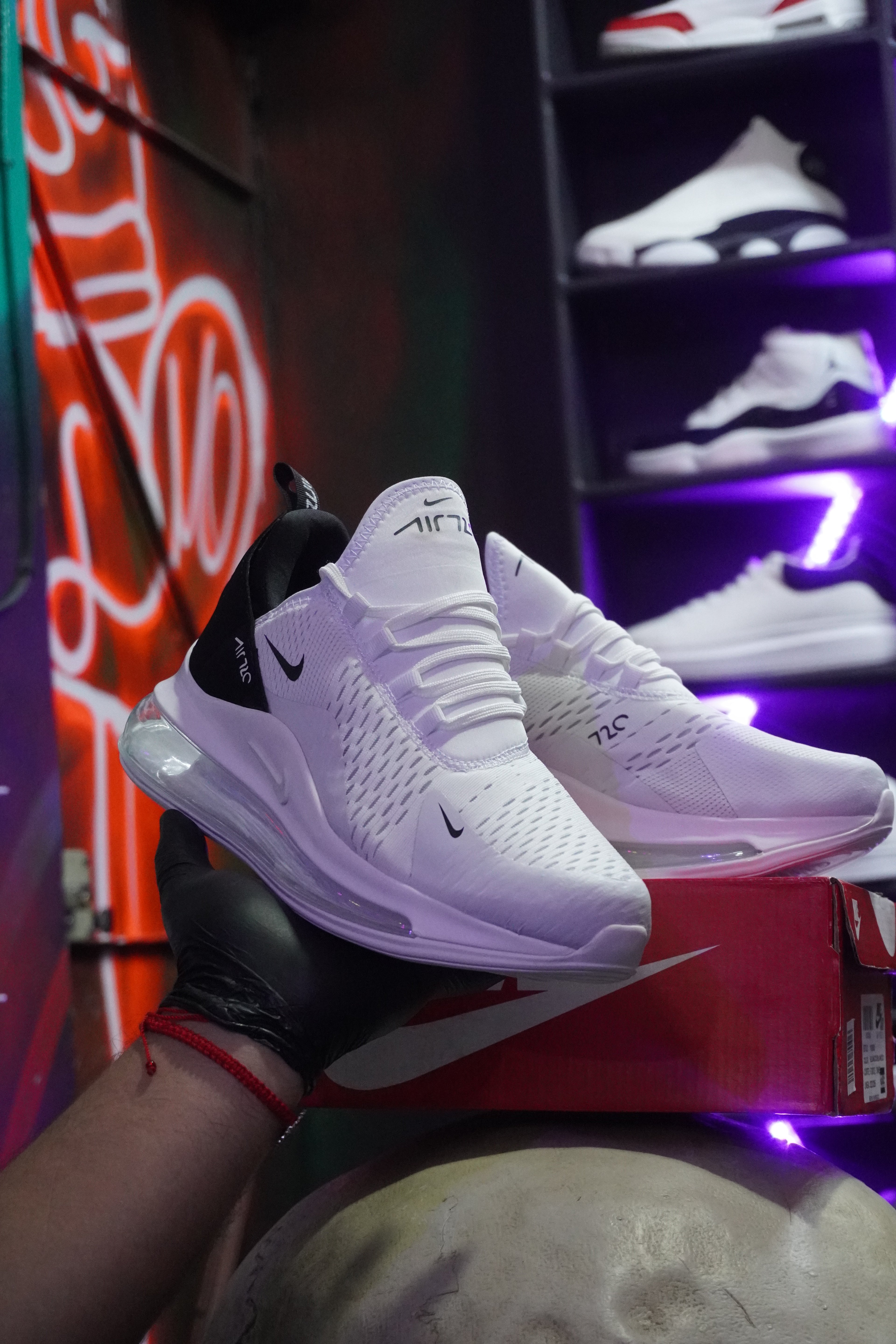 Nike Air Max 720 White & Black